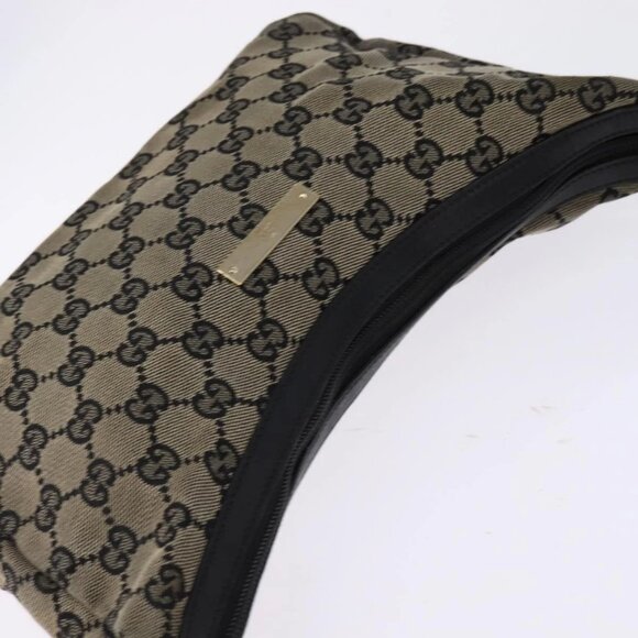 GUCCI GG Canvas Shoulder Bag Navy Gold 019 - Picture 6 of 16